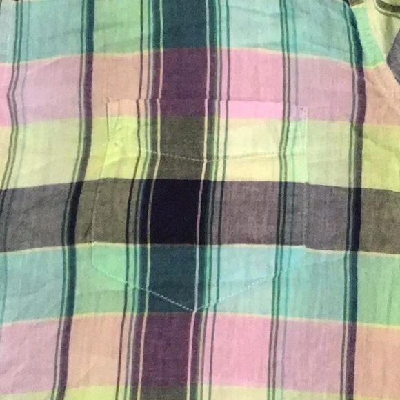 OLD NAVY PLAID LONG SLEEVE SHIRT - Picture 9 of 9